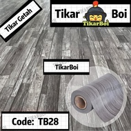 Tikar Getah (Lebar: 5kaki) (Tebal: 0.4MM)  colour Dark Grey Bricks,(Code: TB28) Sesuai untuk lantai dan meja