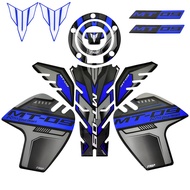 YAMAHA MT 09 Sp MT09 MT-09 3Dอีพ็อกซี่จักรยานสติ๊กเกอร์มอเตอร์ไซค์ถังแก๊สPadป้องกันด้านข้างCustom Ra