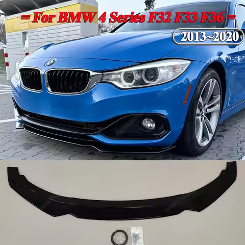 For BMW 4 Series F32 F33 F36 420i 425i 430i 420d 435d 2013-2020 Car Front Bumper Spoiler Lip Diffuse