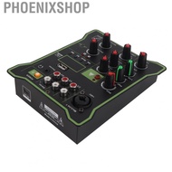 Phoenixshop Mini Audio Mixer Quick Response 5 Channel Audio Mixer