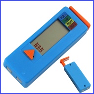Battery Tester Small Portable Volt Checker Battery Checker Tester Leveling Monitor LCD Display Butto