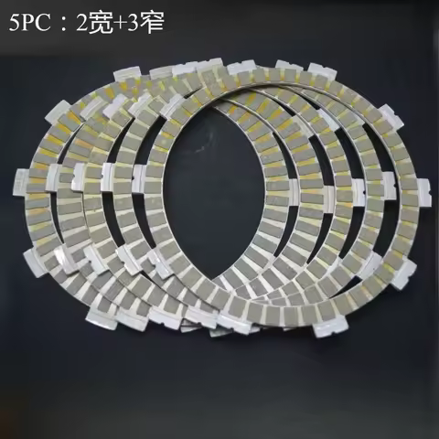 5PCMotorcycle Accessories Paper Based Clutch Friction Plates Compatible with Kawasaki Ninja400 Z400 