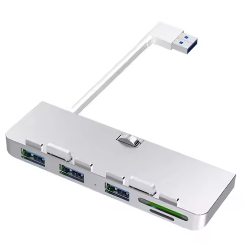 USB 3.0 Hub for imac, 3 Ports USB Adapter Splitter with SD/TF Card Reader for iMac 21.5 27 PRO Slim 