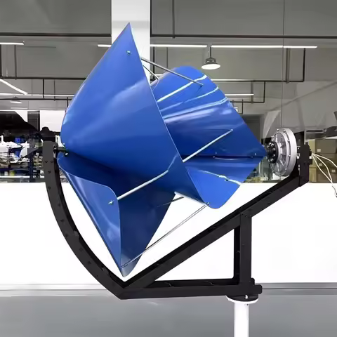 Rely-A1 1KW Archimedes WindMill Turbine Generator 3KW Solar Panel Hybrid On-Grid System for Home Use