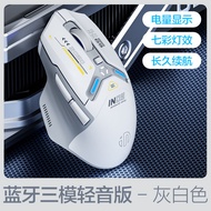 เมาส์ไร้สาย Inphic IN9 แบบสามโมดuls สำหรับคอมพิวเตอร์โน้ตบุ๊ก ไร้สาย สายบลูทูธ ไร้เสียง ชาร์จได้ สำห