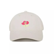 CONVERSE TIPOFF CAP 花卉系列刺繡小花白色休閒帽運動帽棒球帽鴨舌帽
