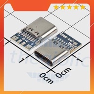 [5 Pieces]- USB Type-C 3.1 Female to 4 Pin Solder Wire IoT Maker 90
