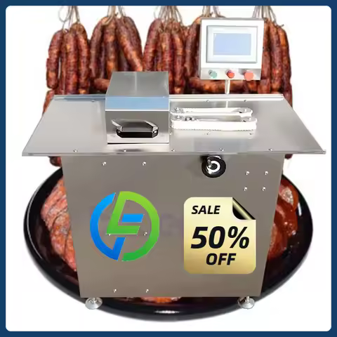 Electric Pork Sausage Binding Machine Stuffer and Linker Sausage Casing Tying Machine Sausage Making