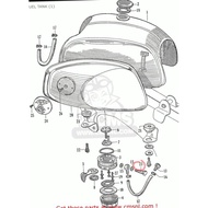C70/71/72/75/76/C92/93⭐ Motorcycle Petcock joint.