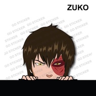 sticker cutting mobil avatar aang for laptopkoperpccar - zuko