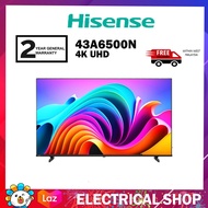 { FREE SHIPPING } Hisense 43" 4K 43A6500N UHD TV A6500N Series Google TV Television (2024)