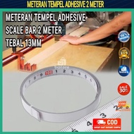 2 Meter Adhesive Scale Bar Adhesive Meter