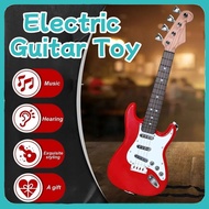 Guitar Toy for Kids 4 Strings Electric Guitar Multifunctional Electronic Musical Portable Kids Guita