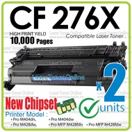 2x Compatible to H* CF276X 76X CF 276X CF276A Laserjet Pro M404 M428 M404dn M404dw M404n M428dw MFP 