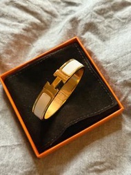 Hermès 白金色手鐲