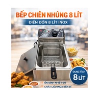 Single electric fryer 8 liters deep fryer