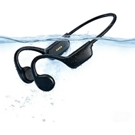Fon Kepala Konduksi Tulang untuk Berenang, Fon Kepala Telinga Terbuka IPX8 Bluetooth 5.4 Tahan Air d