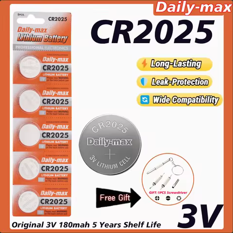 2-30PCS CR2025 Battery CR 2025 3V Lithium Battery DL2025 BR2025 KCR2025 For Car Remote Control Elect