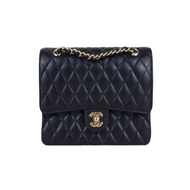 「JL精品代購」極新 Chanel cf25荔枝牛皮 全配