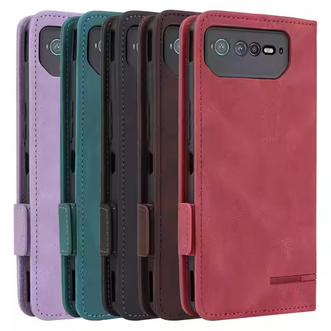 Flip Case For Asus ROG Phone 6 Pro Case Wallet Magnetic Luxury Leather Cover For Asus ROG Phone 6 Pr