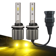 (2PCS) LED Fog Light Super Bright H27 881 880 LED Fog Lamp For Car CSP Chips Daytime Driving Light (