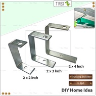 T Rex DIY 2 / 3 / 4 Inch Metal Trunking Bracket  / C Bracket / U Bracket