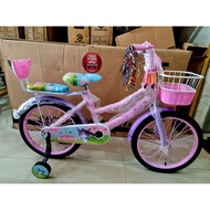 UNGU GIRLS' BIKE CTB 18 INCH MINI BIKE PMB KUROMI (PINK PURPLE/)