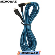 MIAOWAZ Earphone Replacement Cable, 3.5mm OFC Copper Wire Core Earbuds Upgrade Wire, Flexible 6.6ft 