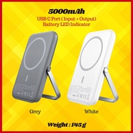 【1YrWarranty】Mcdodo Digital Display Portable Charger 10000mAh Powerbank Strong Magnet 15W Wireless C