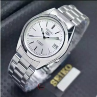 jam tangan Seiko 5 Automatic tanpa batrai tanggal aktif rantai stainless