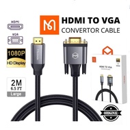 MCDODO VGA TO VGA/HDMI TO HDMI/HDMI TO VGA Amplifiers Receiver Cable Support Projector/Monitor/TV