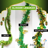 Ys7 Sger Bulan Bintang Hijau/Idul Fi/san Lebaran/Dekorasi Ramadan