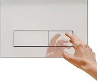 Toilet Control Plate with Installation Frame & Push Button, Compatible with Geberit Sigma, UP300 and