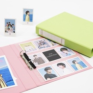 [Zada] Bantex Photocard Album A4 2 Ring Binder Sleeve Pocket Pink 8222P74