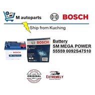 BOSCH SM MEGA POWER DIN55L 55559 MOTORCAR BATTERY 0092S47510