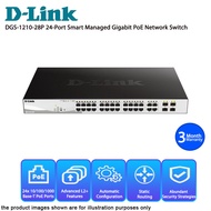 D-Link 28 Port Layer 2 Smart Managed Gigabit PoE Network Switch DGS-1210-28P