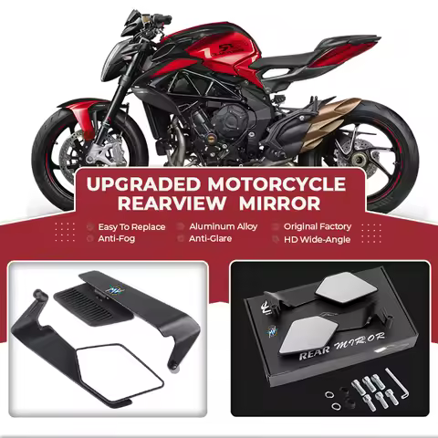 Aerodynamic Design Motorcycle fixed Wind Wing Rearview Mirror For MV Agusta F3 675 Brutale 800 1000 