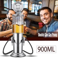 Kitchen ni Beer Dispenser Machine Drinking Vessels Double  Pump Transparent Layer Design Gas Station
