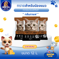 ทรายแมว Fatty Cat ทรายแมวภูเขาไฟ-กลิ่นกาแฟ 10 L.