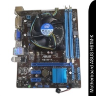 Motherboard ASUS H61M-K + Processor INTEL Core i3 (Mati Bekas)