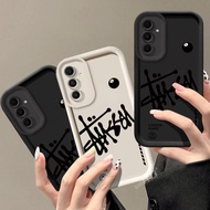 Matte Case For Samsung Galaxy A17 A27 A37 A57 A07 M07 M17 Black Billiards No. 8  Pattern Phone Casin