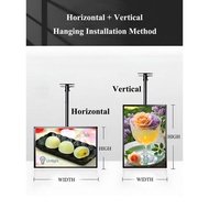 LED Lightbox Menu Board Poster Print untuk Papan Tanda Iklan Kafe/Restoran Hotel PET Transparan LED 