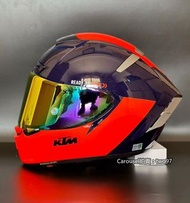 Shoei X14 KTM橙色安全帽機車頭盔全盔全罩男女賽車跑盔四季通用防摔保護防碰撞摩托騎士通風透氣盔重機騎乘雙d扣&amp;代購