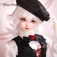 ShugaFairy 1/4 Ezra Full Set A Ball Jointed Doll ,Gothic Aesthetics Prince Magnetic Tail Ears Access