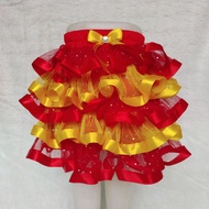 Glitter Ribbon Tutu Skirt Gothic Tutu Skirt/ Glitter Tutu Skirt/ Children's Party Skirt/ dance Skirt