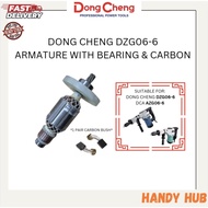 DONGCHENG DZG06-6 / DCA AZG06-6 ARMATURE WITH BEARING [SPARE PARTS]