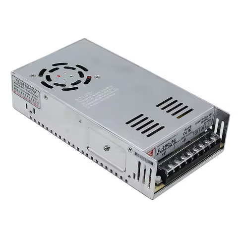 350W Meanwell Taiwan Original Switch Power Supply 12V 24V 36V 48V MW Single Output LRS-350 High Perf