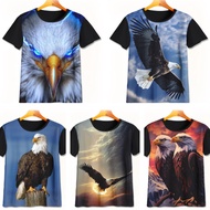 Cool 3D Eagle T-Shirt | Eagle Animal T-Shirt | Eagle Clothes for Children Aged 1-12 Years