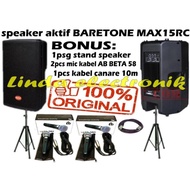 Speaker AKTIF BARETONE MAX 15 RC ( 1PSG ) baretone max15rc max15 rc