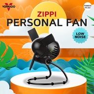 Vornado Zippi Small Personal Fan for Desk - Black, Green, White